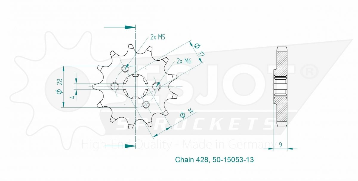 FRONT 13T, 428