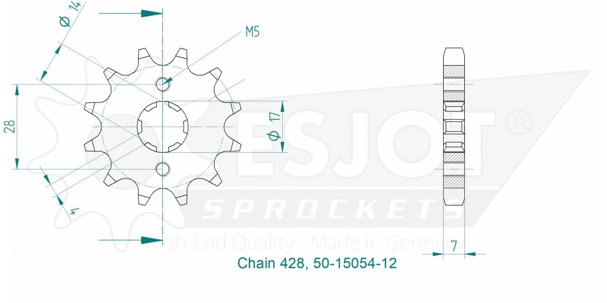 FRONT 12T, 428