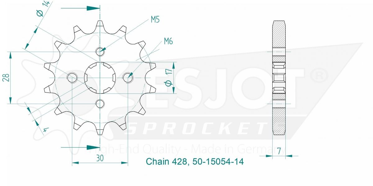 FRONT 14T, 428