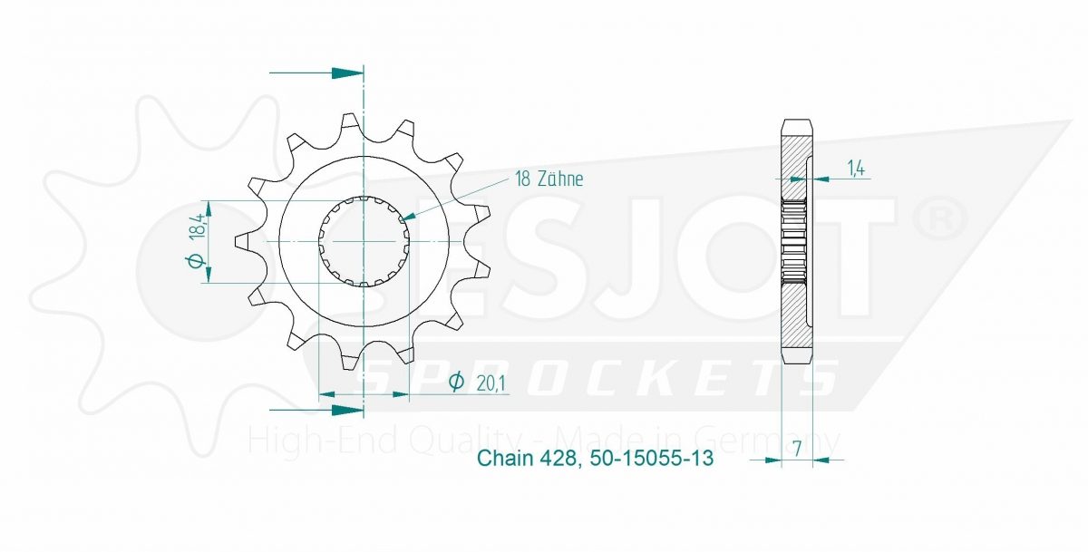FRONT 13T, 428