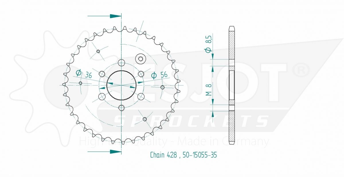 REAR STEEL 35T, 428