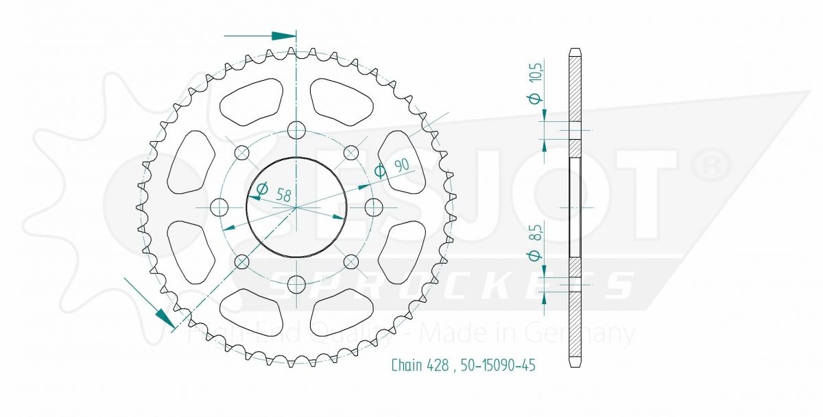 REAR 45T, 428
