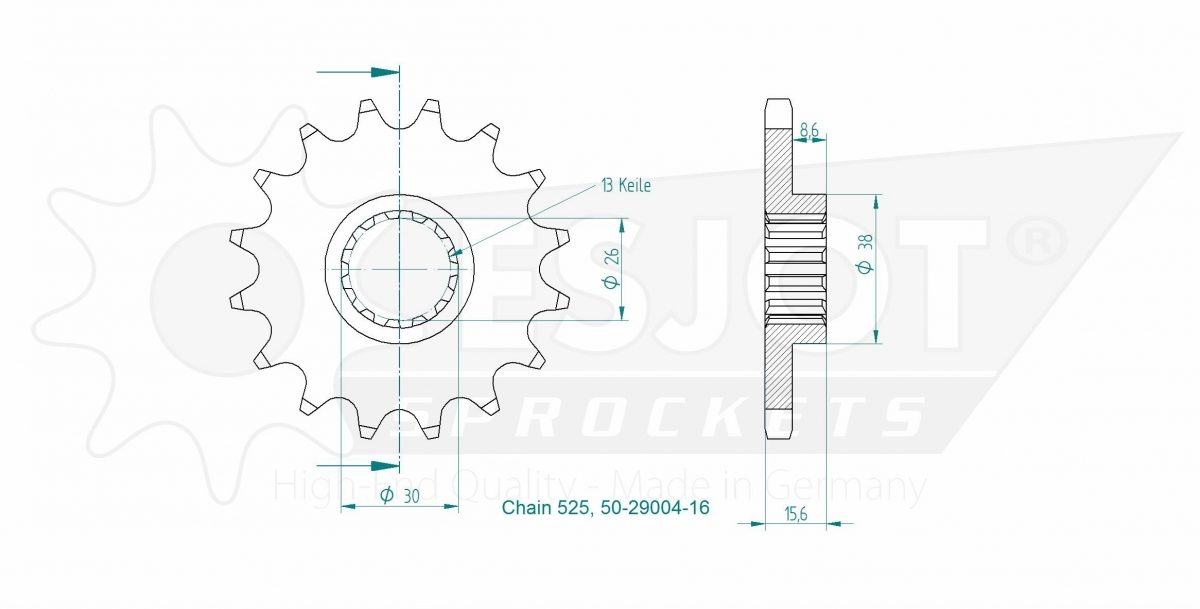 FRONT 16T, 525