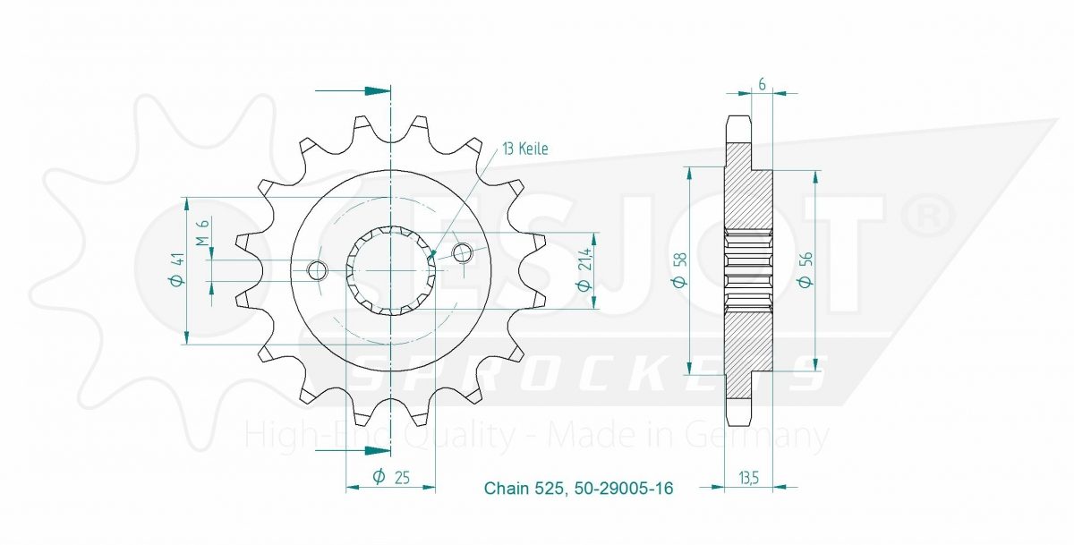 FRONT 16T, 525