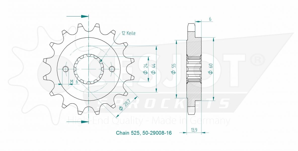 FRONT 16T, 525