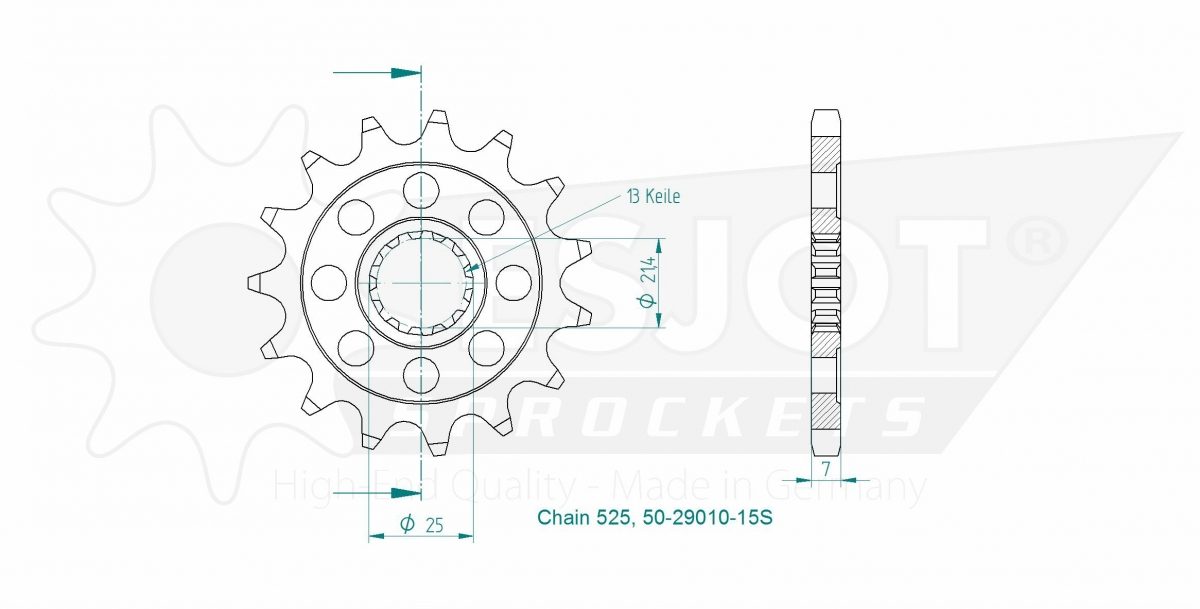 FRONT 15T, LIGHT, 525