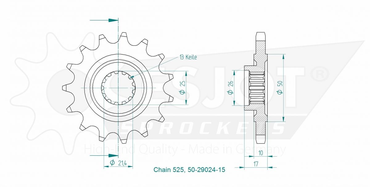 FRONT 15T, 525