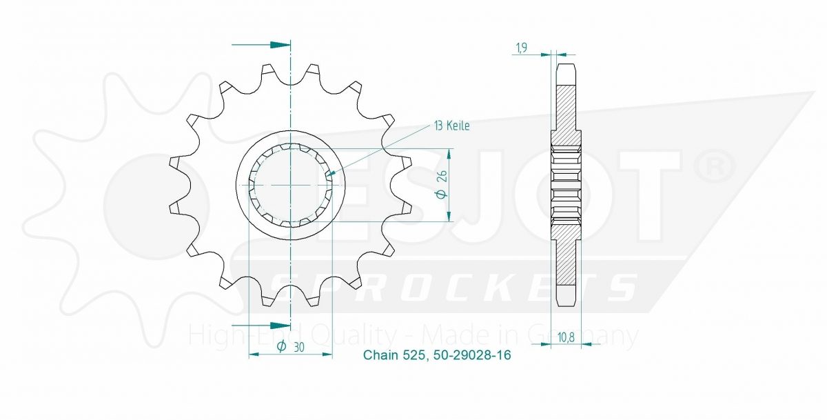FRONT 16T, 525