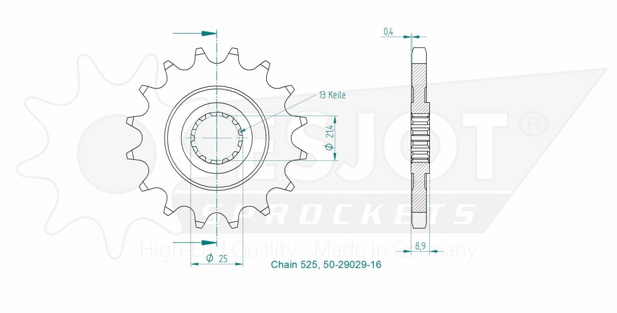 FRONT 16T, 525