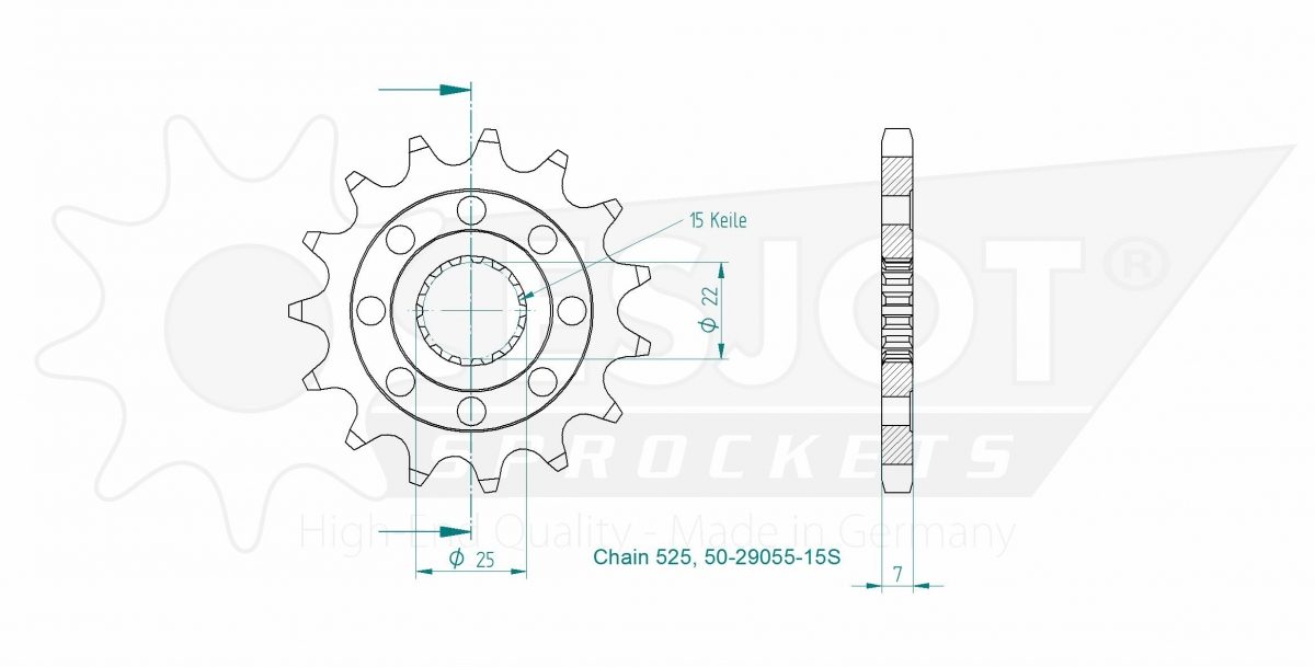 FRONT LIGHT 15T, 525