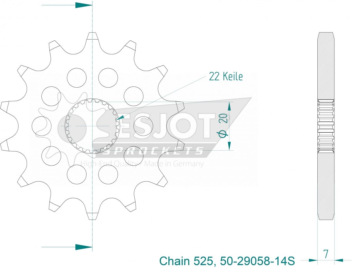 FRONT 14, LIGHT, 525