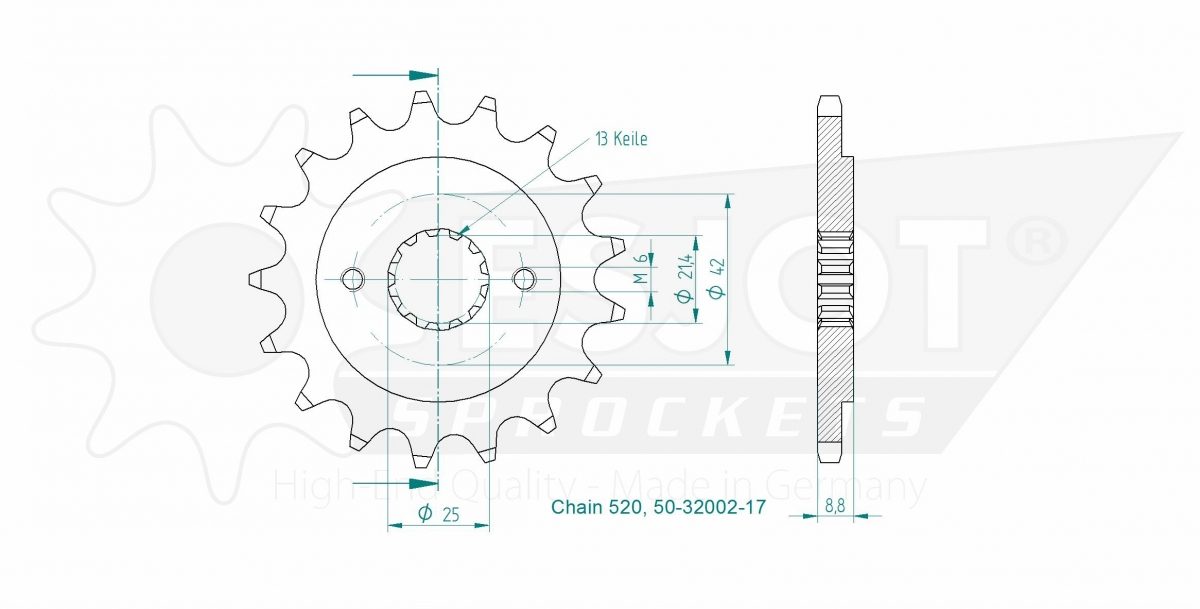 FRONT 17T, 520