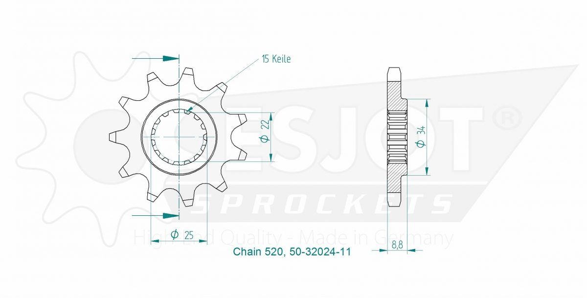 FRONT 11T, 520