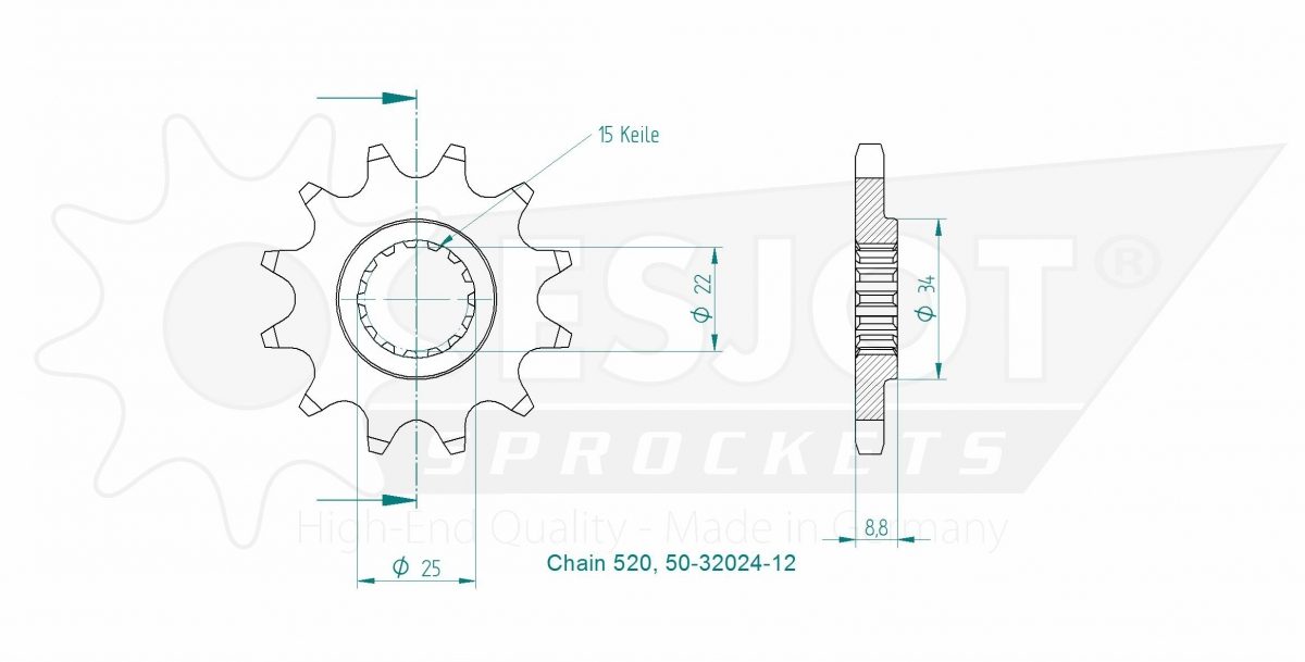 FRONT 12T, 520
