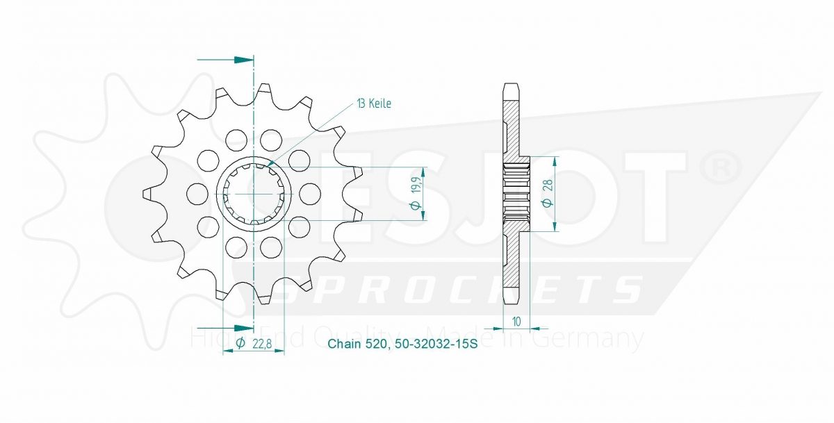 FRONT 15T, LIGHT, 520