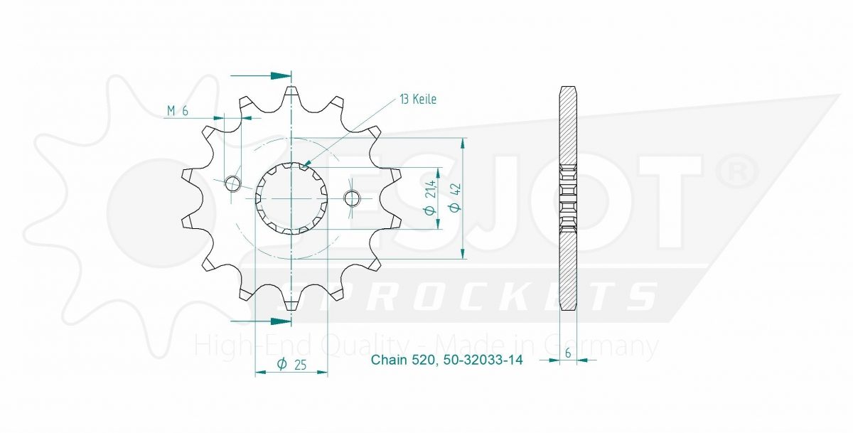 FRONT 14T, 520