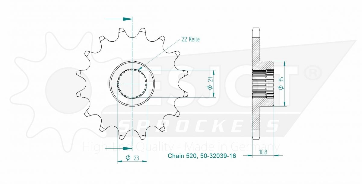 FRONT 16T, 520