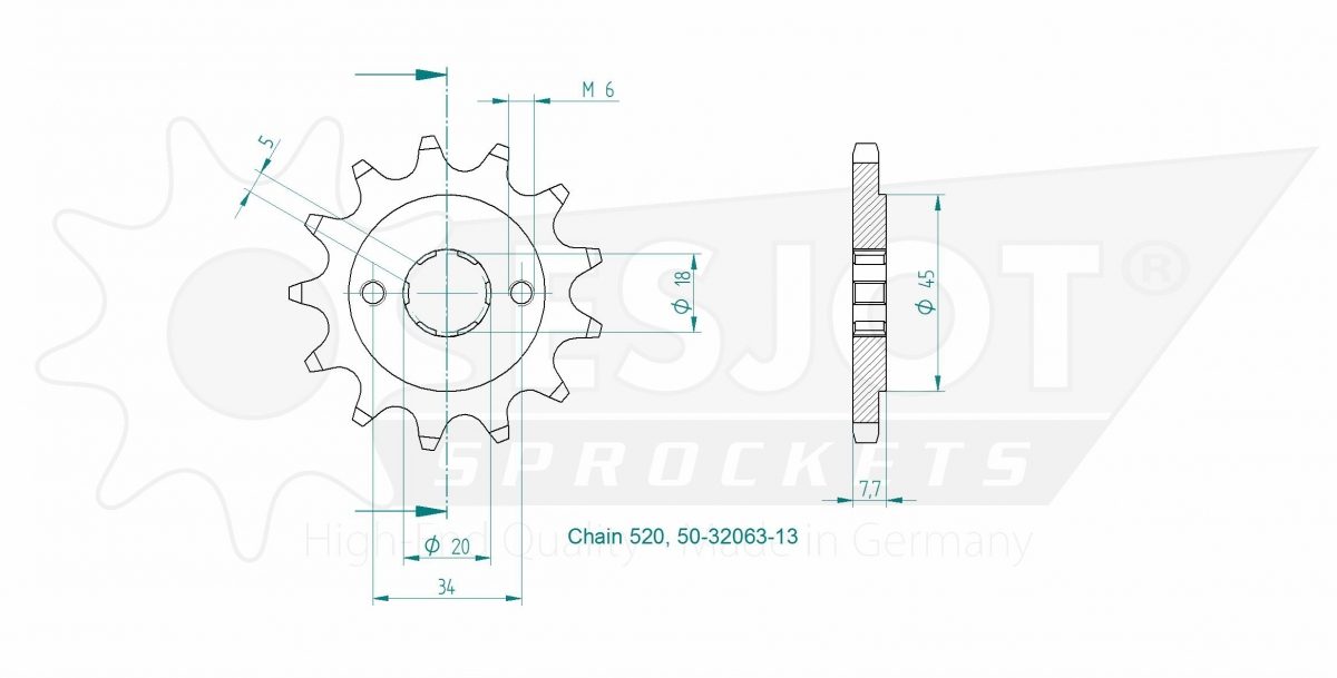 FRONT 13T, 520