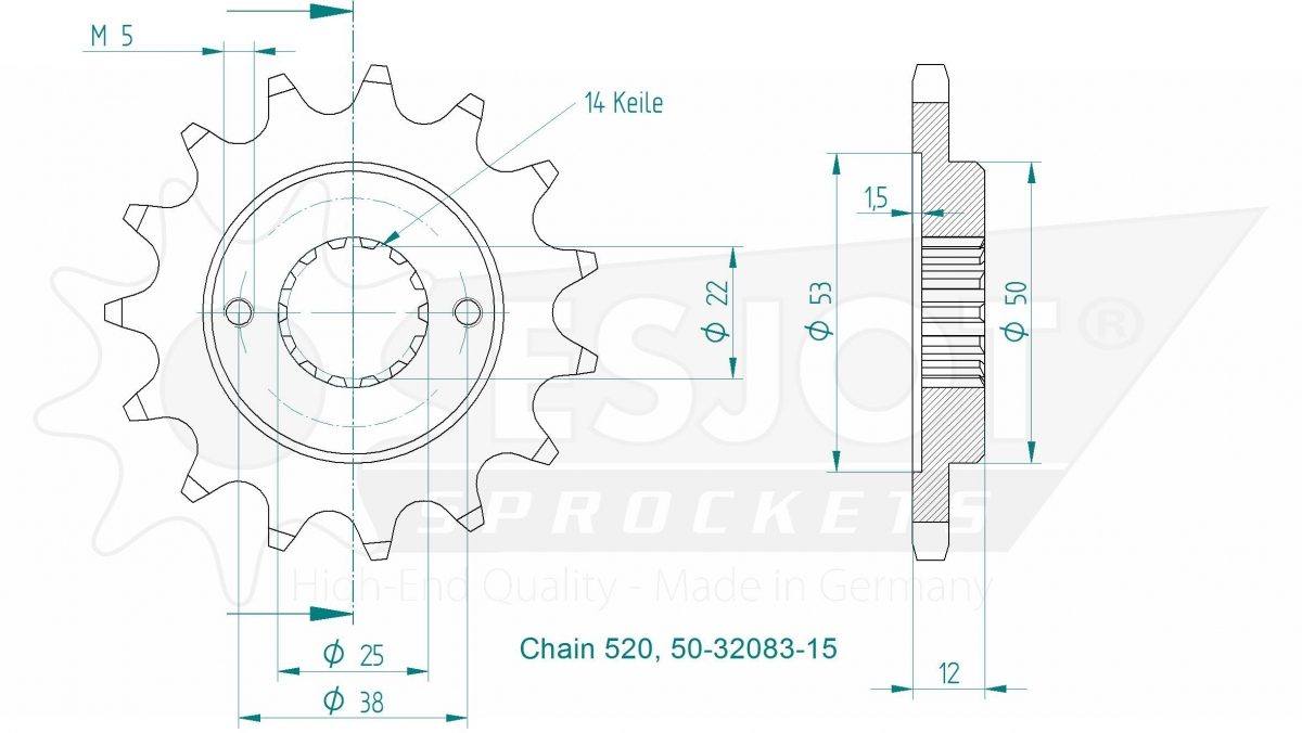 FRONT 15T, 520