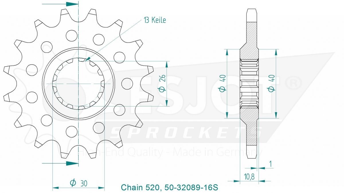 FRONT 16T, LIGHT, 520