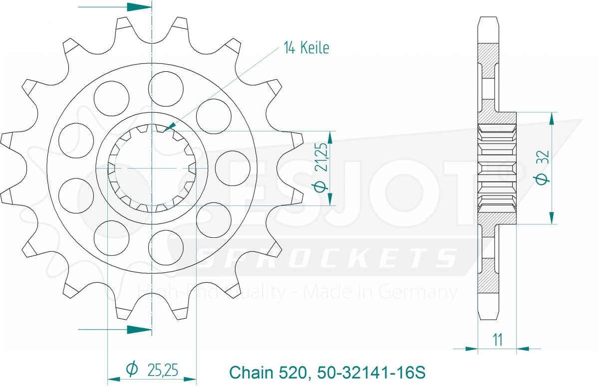 FRONT 16T, 520