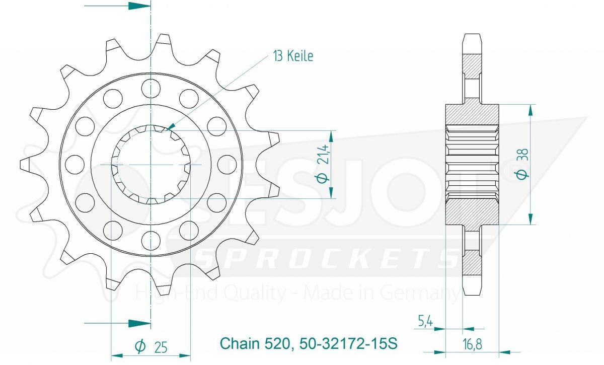 FRONT 15T, LIGHT, 520