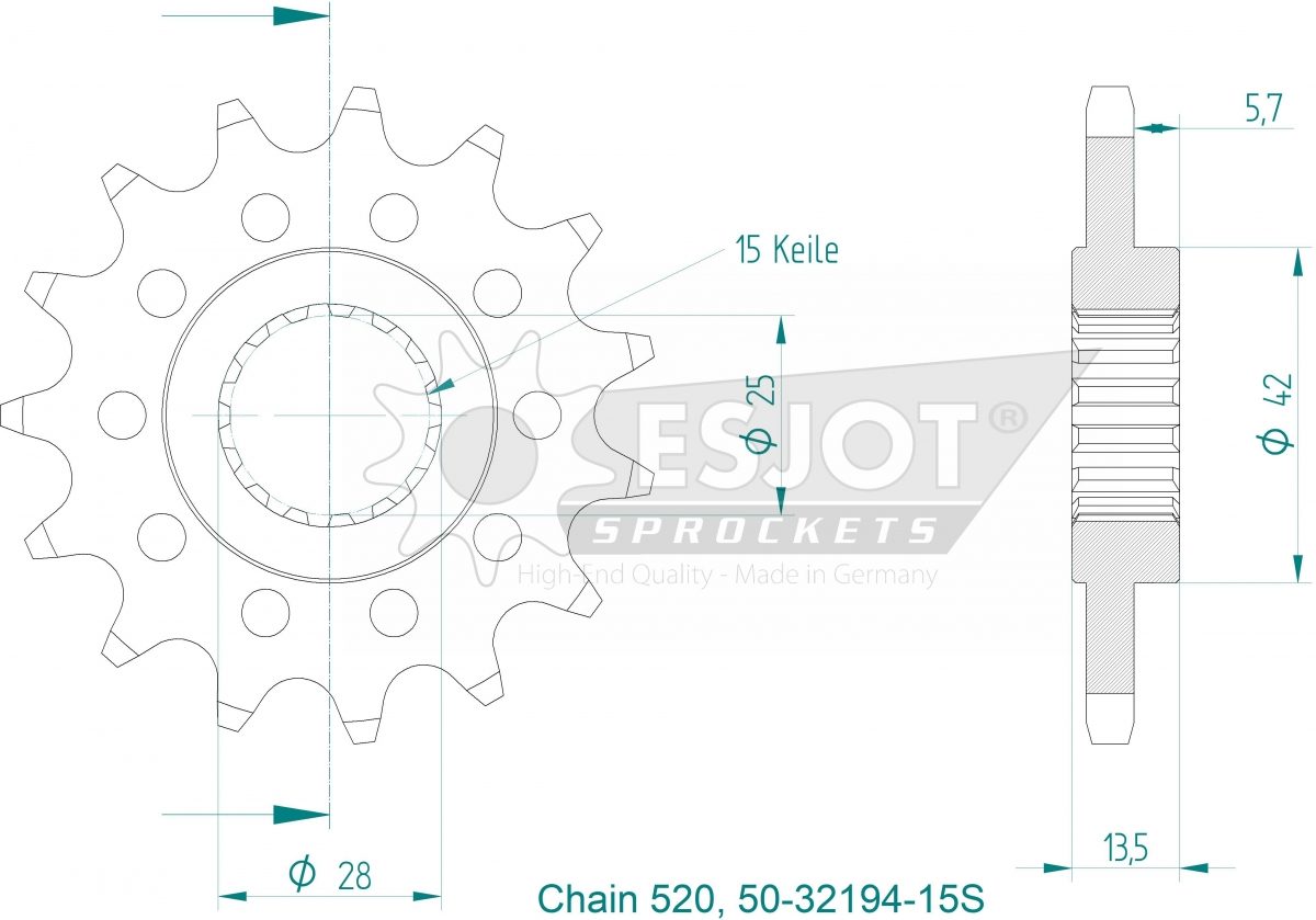FRONT 15T, LIGHT, 520