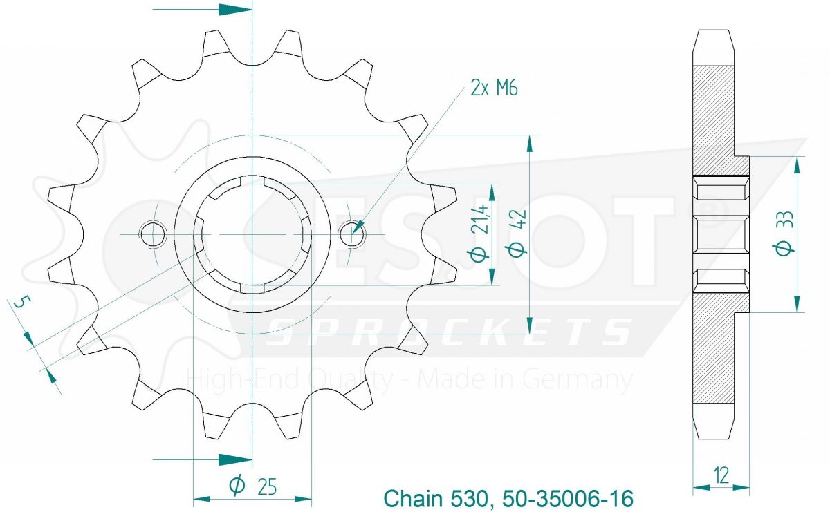 FRONT 16T, 530