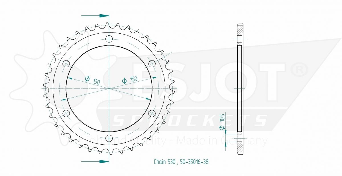 REAR STEEL 38T, 530