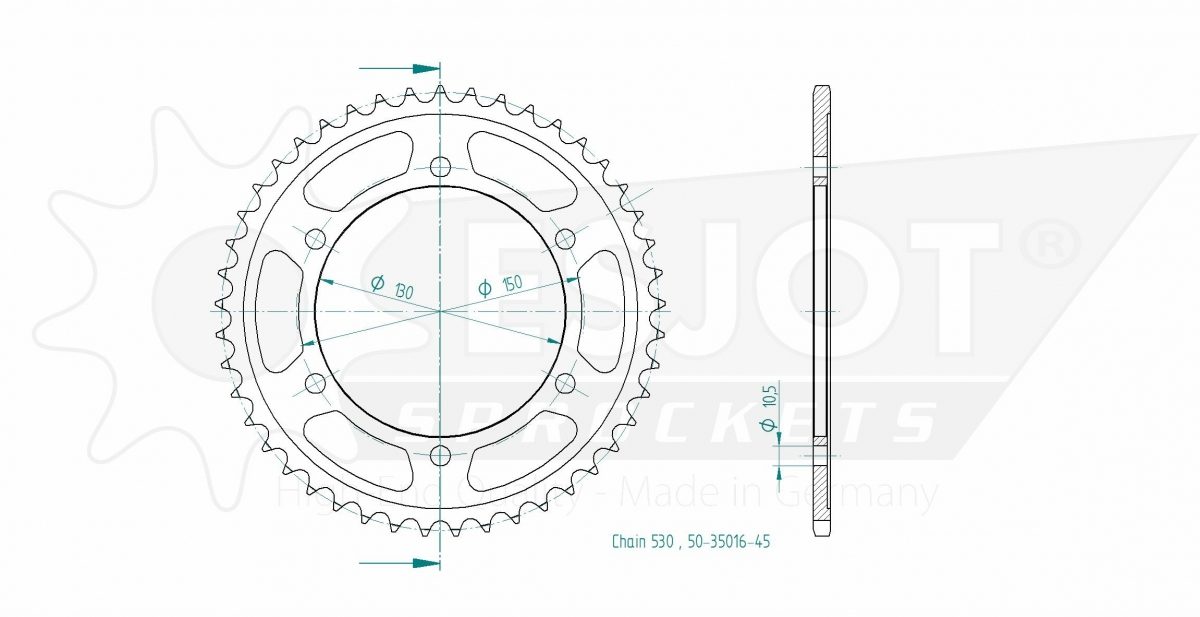 REAR STEEL 45T, 530