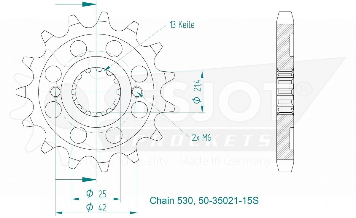 FRONT 15T, LIGHT, 530