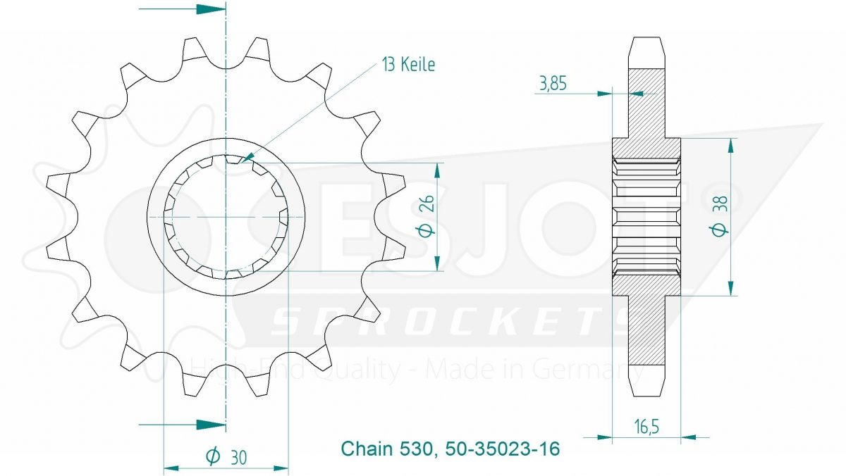FRONT 16T, 530