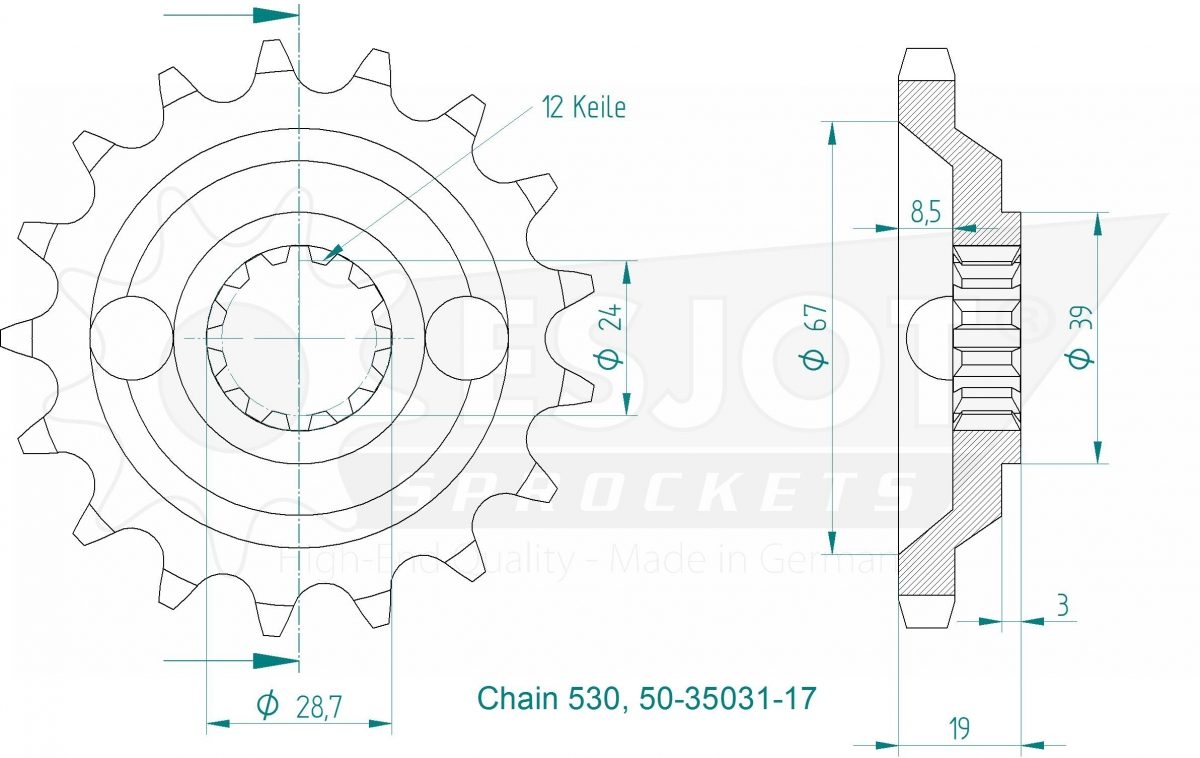 FRONT 17T, 530
