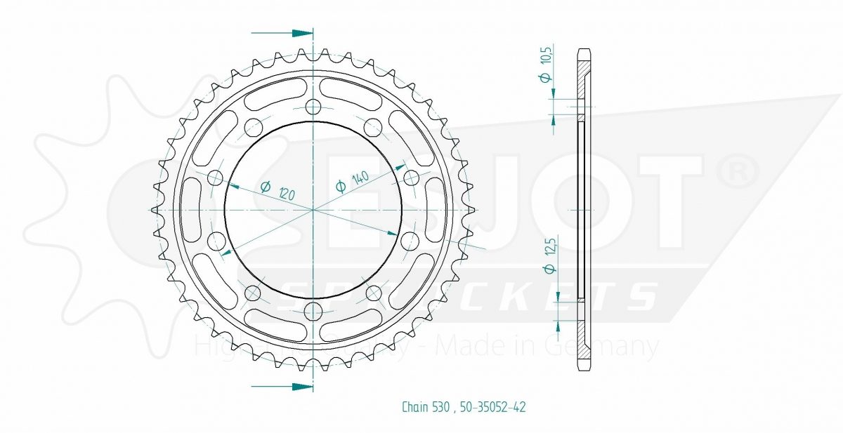 REAR STEEL 42T, 530
