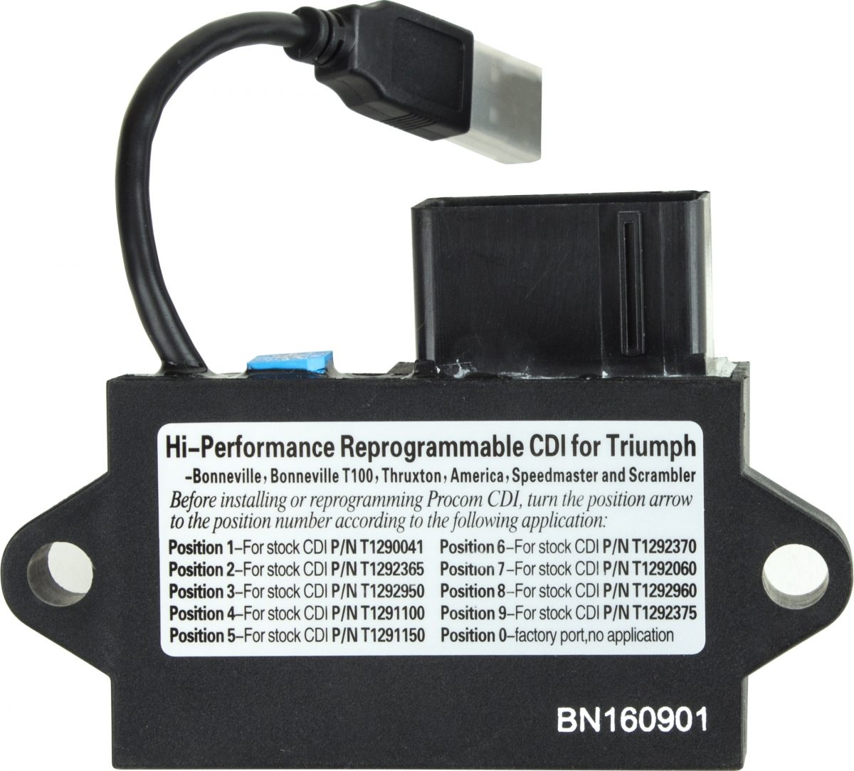 PROGRAMMABLE CDI ECU TRIUMPH TWIN foto 3