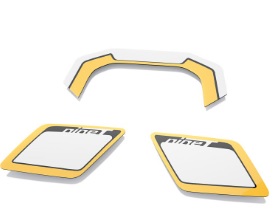 3-delige Tracker stickerset R 12 NineT