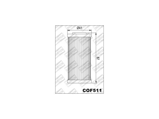 OIL FILTER, COF511 foto 2