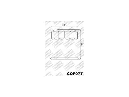 OIL FILTER, COF077 foto 2
