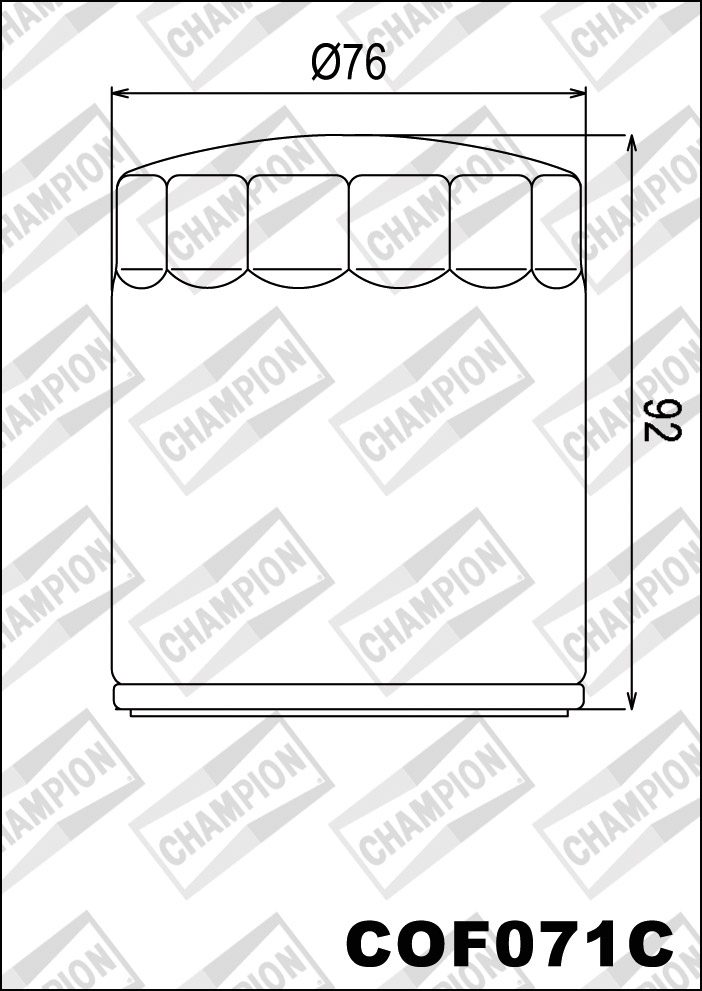 OIL FILTER, COF071C