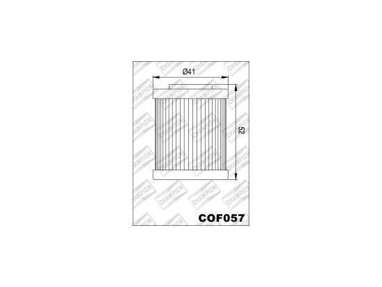 OIL FILTER, COF057 foto 2