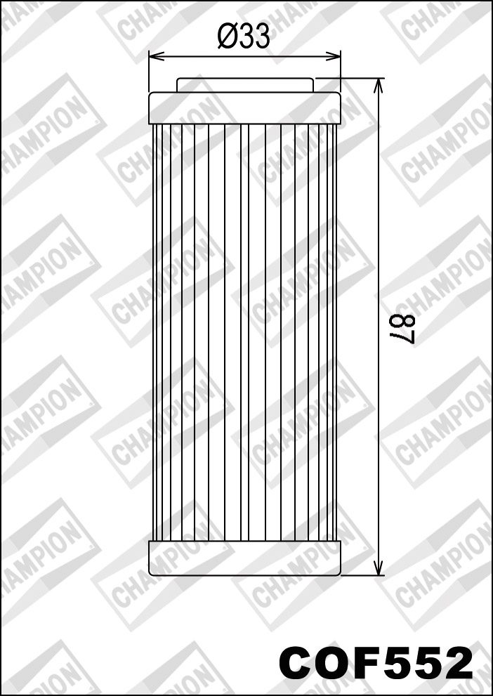 OIL FILTER, COF552