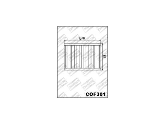OIL FILTER, COF301 foto 2