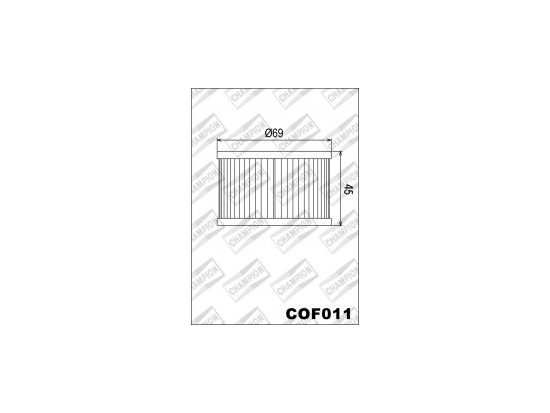 OIL FILTER, COF011 foto 2