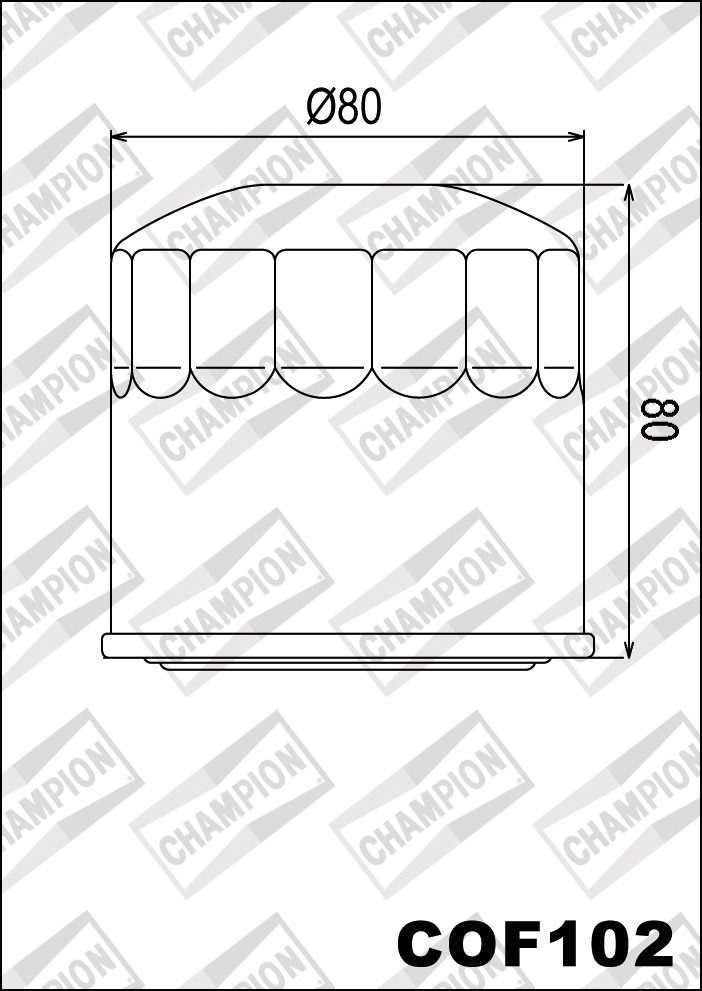 OIL FILTER, COF102