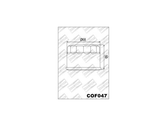 OIL FILTER, COF047 foto 2