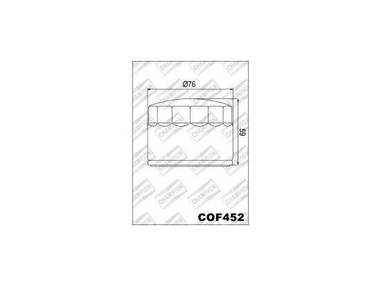 OIL FILTER, COF452 foto 2