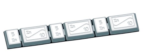 ZINC ADHESIVE WEIGHT 363 (5/10 GR)