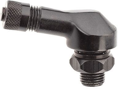 ANGLED VALVE 8,3 MM BLACK