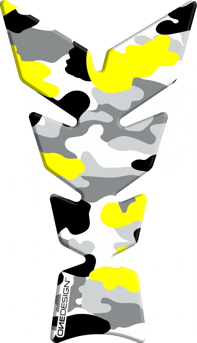 TANKPAD, CAMOUFLAGE YELLOW FLUO