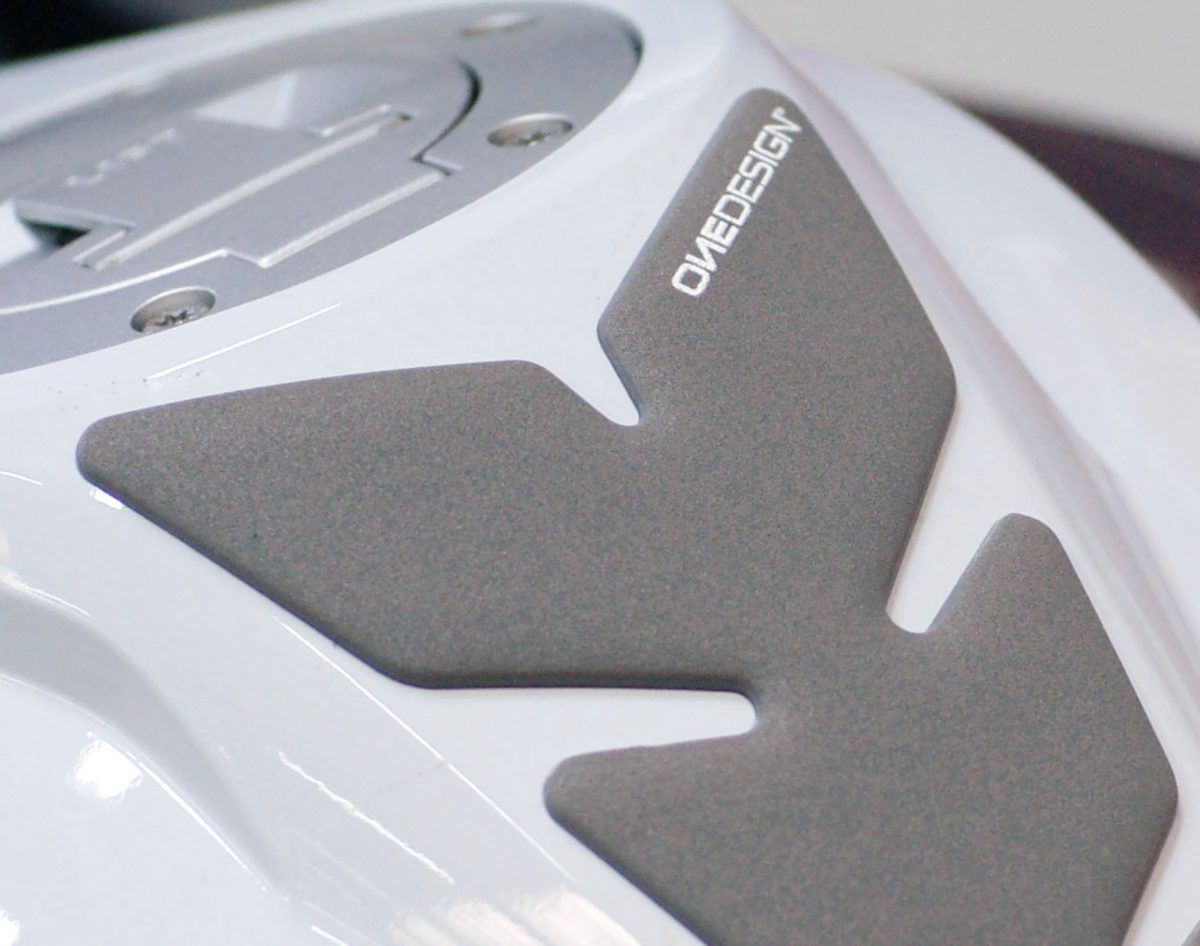 TANKPAD, LEATHER STYLE GREY foto 2